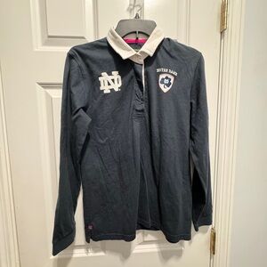 The Notre dame heritage collection women’s embroidered long sleeve polo